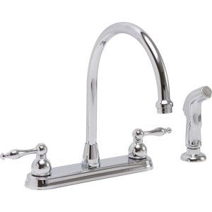Premier Faucets 119261 Wellington Lead Free Two Handle Kitchen Faucet with Match