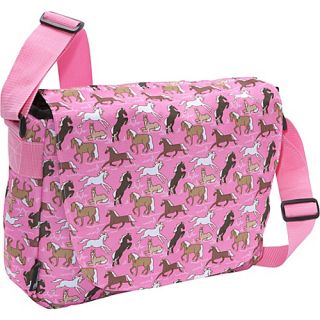 Horses in Pink Laptop Messenger Bag Horses in Pink   Wildkin Laptop Mess