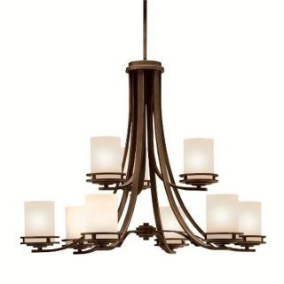 Kichler 1674OZ Soft Contemporary/Casual Lifestyle 9 Light Fixture Olde Bronze