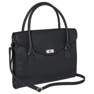 Merona Messenger Handbag   Black