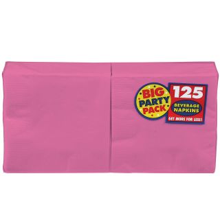 Bright Pink Big Party Pack   Lunch Napkins