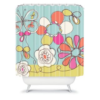 DENY Designs Rachael Taylor Floral Shower Curtain Multicolor   13247 SHOCUR
