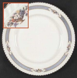 Johnson Brothers Belvedere Dinner Plate, Fine China Dinnerware   Old English, Bl