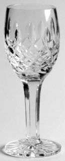 Unknown Crystal Unk2444 Cordial Glass   Clear, Cut Criss Cross, No Trim