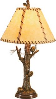 Cabelas Grand River Lodge Pine Ridge Table Lamp