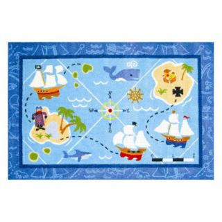 Olive Kids Pirates Rug Multicolor   OLK 055 3958, 39 x 58 inches