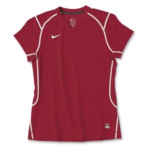 Nike Womens Brasilia II Soccer Jersey (Cardinal)
