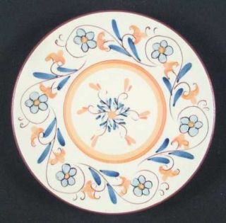 Stangl Fairlawn Bread & Butter Plate, Fine China Dinnerware   Blue & Yellow Flow