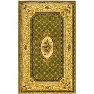 Lyndhurst Collection Traditional Sage/ Ivory Rug (8 X 11) (GreenPattern: OrientalTip: We recommend the use of a non skid pad to keep the rug in place on smooth surfaces.All rug sizes are approximate. Due to the difference of monitor colors, some rug color