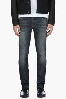 Nudie Jeans Blue Grim Trim Organic Cotton Jeans