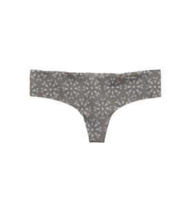 Pewter Aerie Outta Sight Thong, Womens S