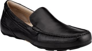 Mens Sperry Top Sider Navigator Venetian   Black Leather Driving Shoes