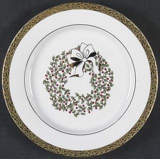 Nikko Gold Filigree Accent Salad Plate, Fine China Dinnerware   Fine China,Gold